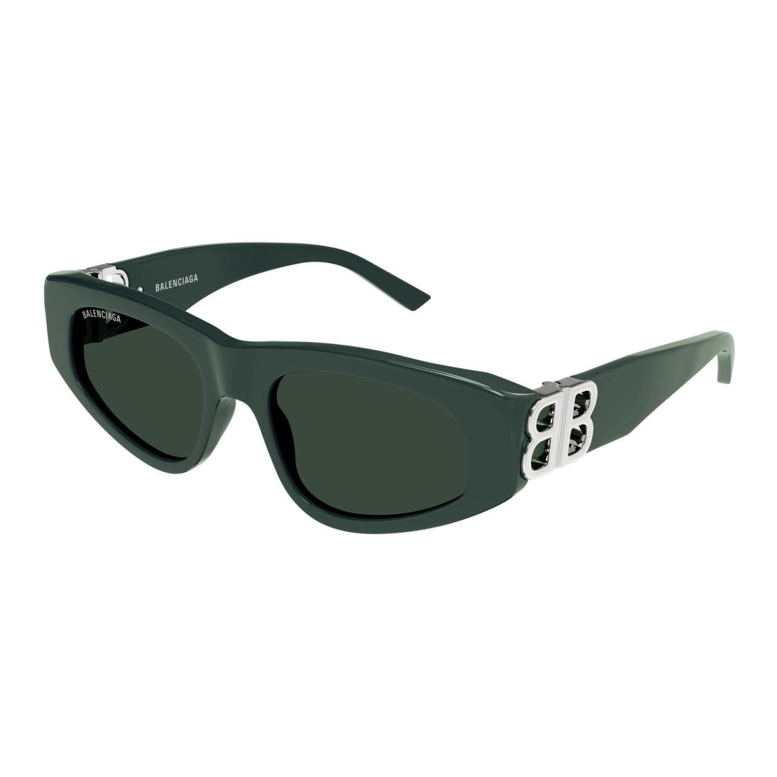 Balenciaga Bb0095s Narrow Rectangular Frame Sunglasses