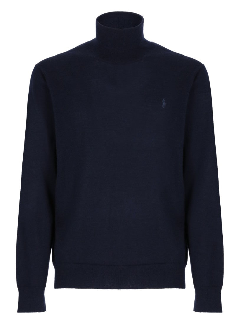 Polo Ralph Lauren Navy Blue Wool