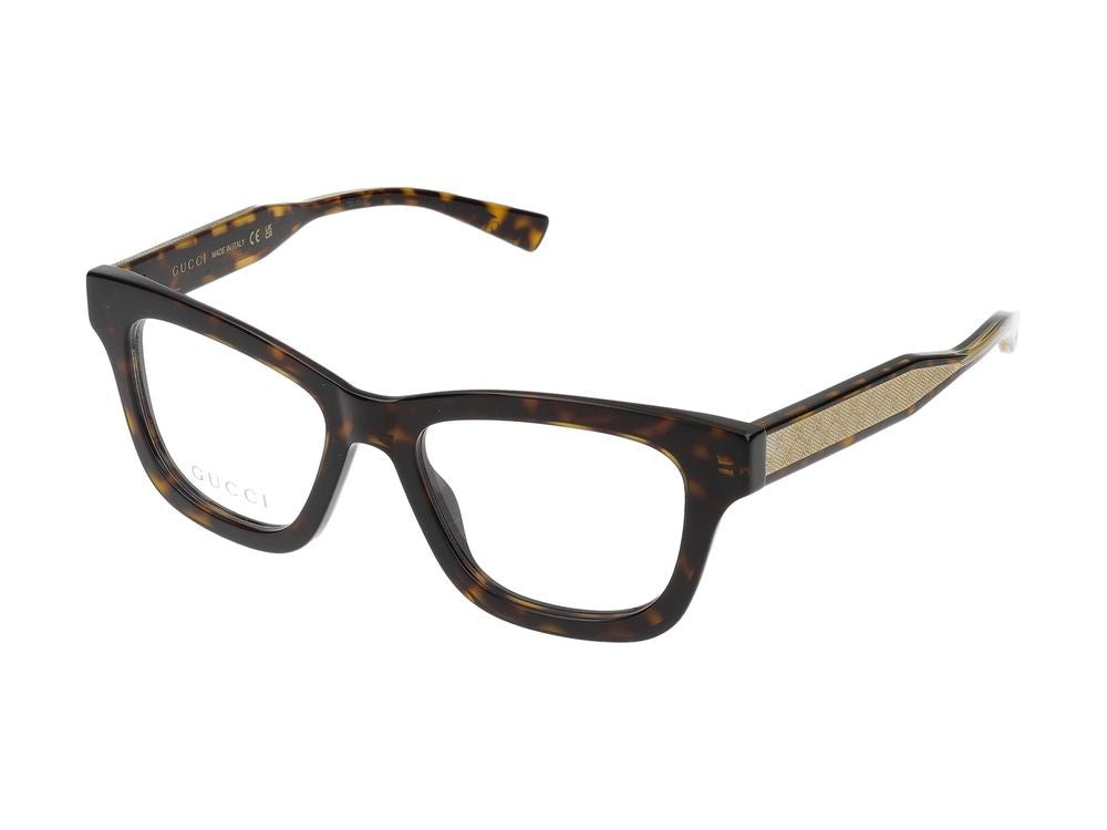 Gucci Eyeglasses Gg2066o 002 Havana Havana Transpa 49/17/140
