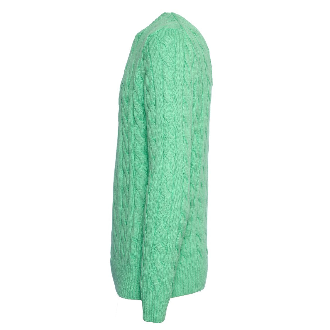 Polo Ralph Lauren Green Cable Knit Pullover