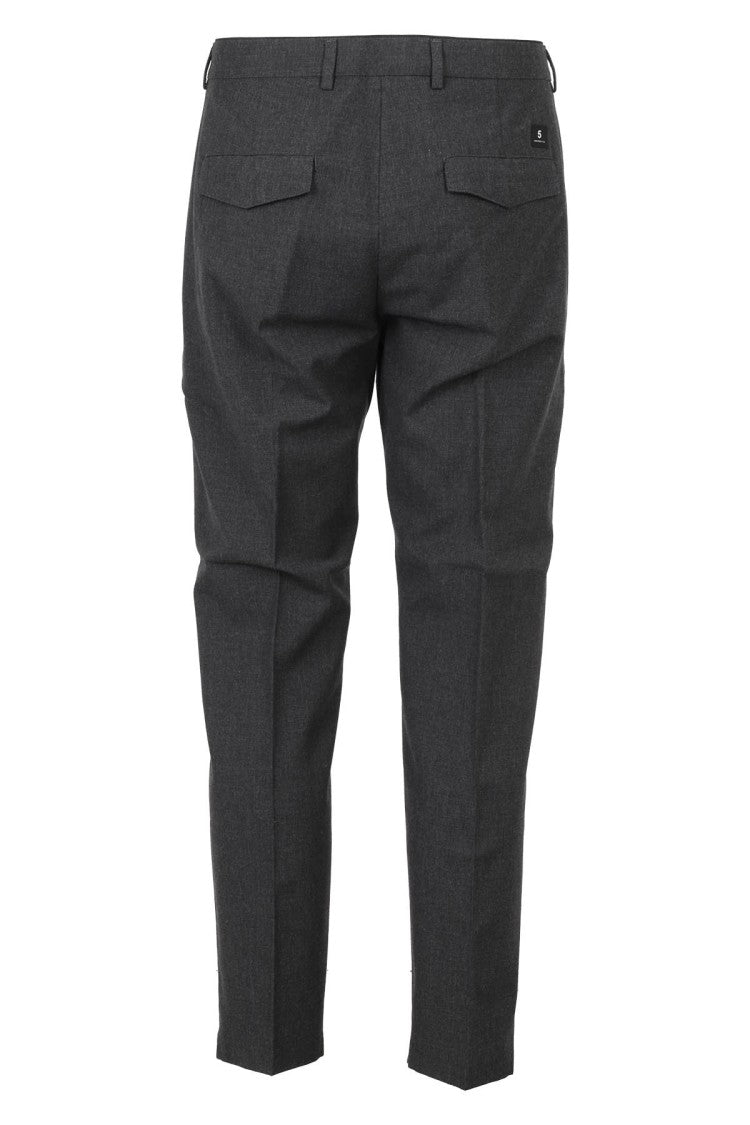 Department 5 Prince Dark Grey Melange Tailored Prince Trousers