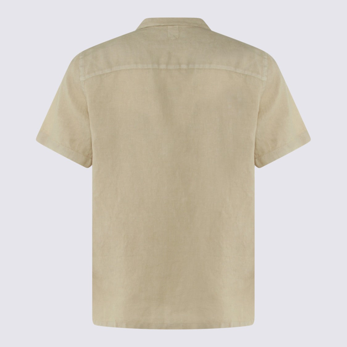 Canali Lightweight Relaxed Fit Short-Sleeved Shirt With Classic Collar