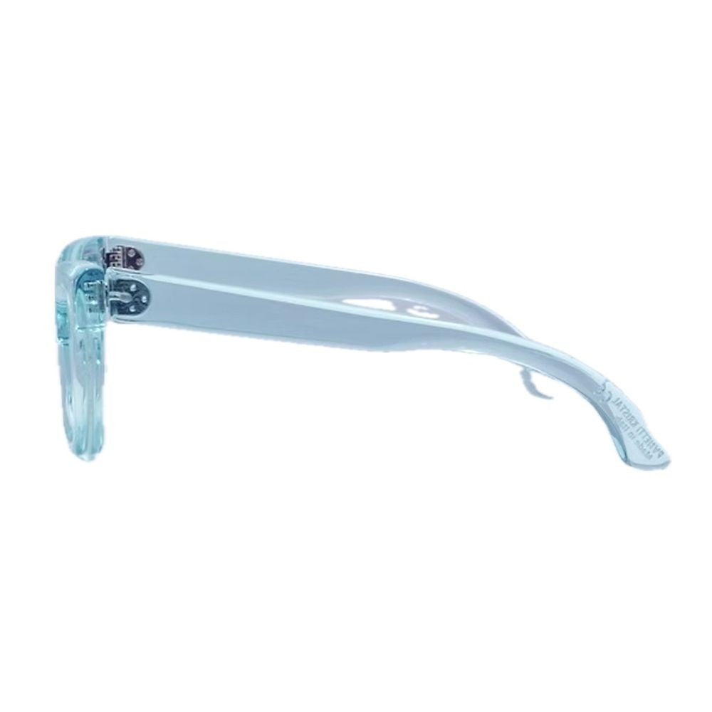 Panetti Eyewear Krystal Next Aquamarine Squared Frame Eyewear