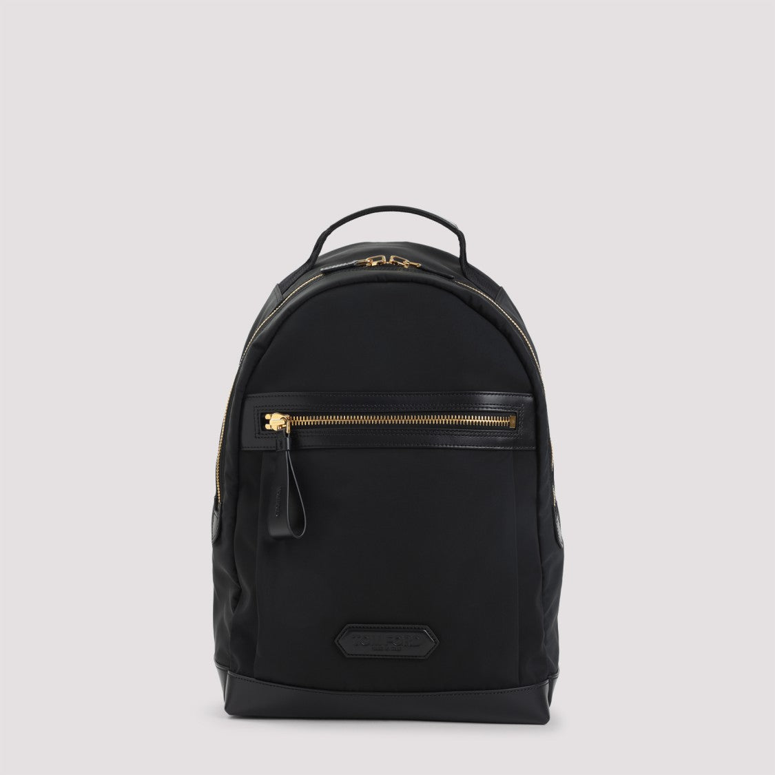 Tom Ford Black Polyester Backpack