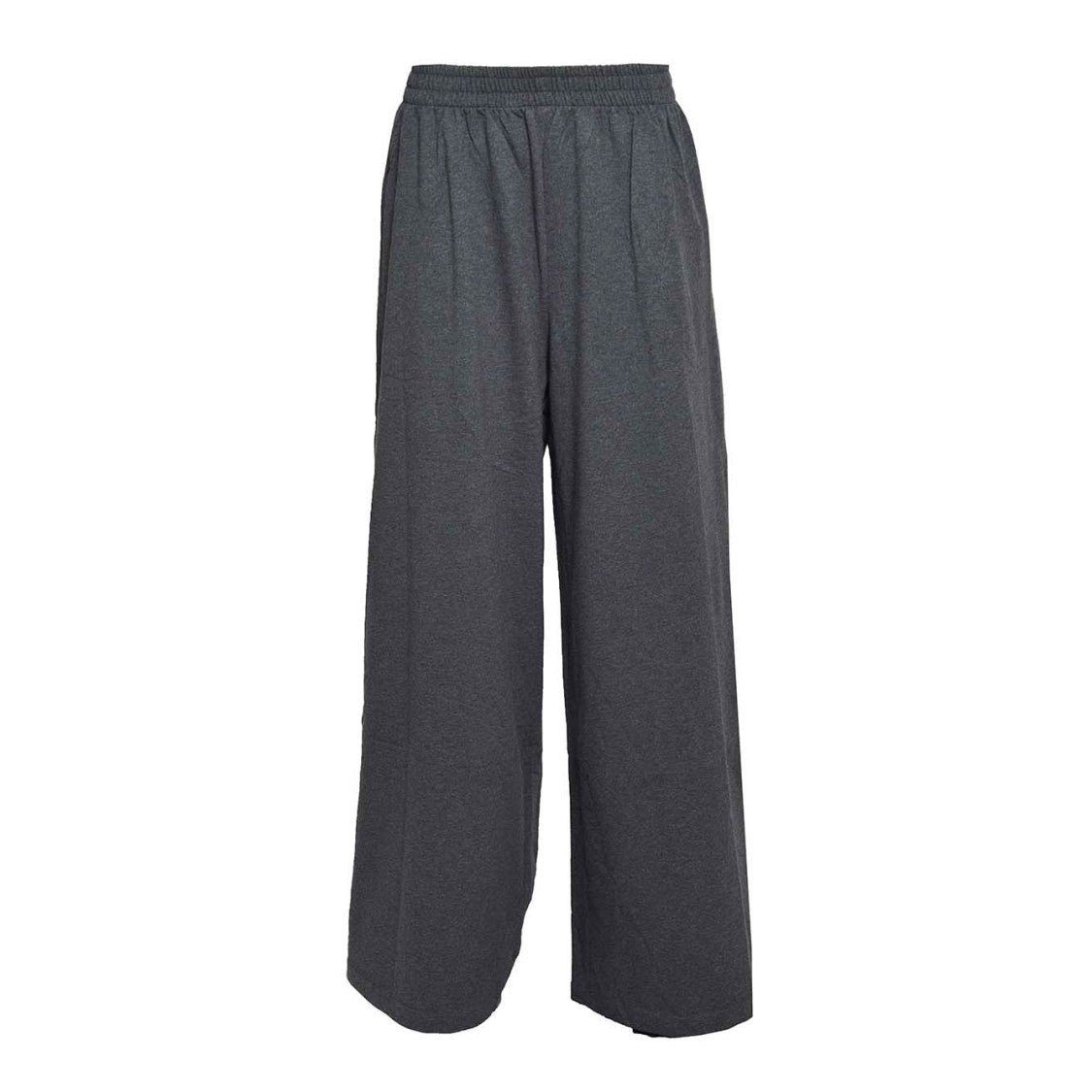 Norma Kamali Wide-Leg Stretch Cotton Sweatpants
