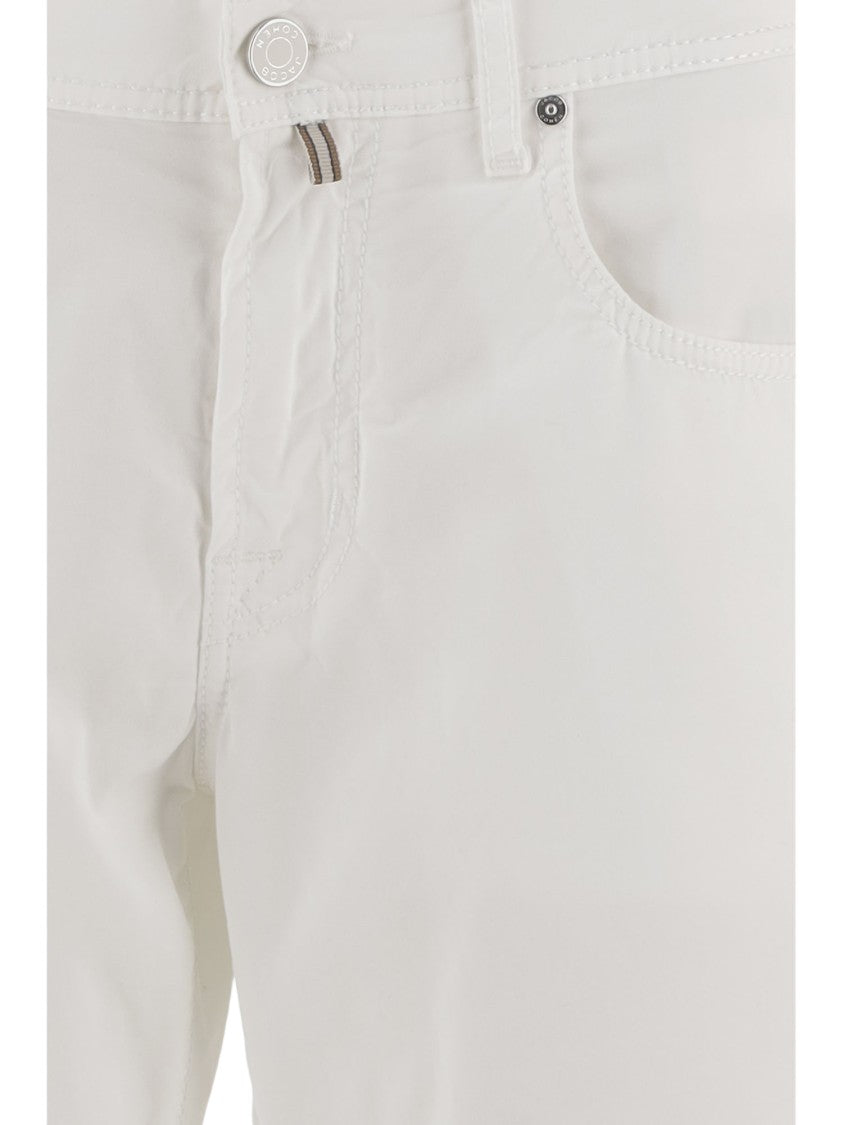 Jacob Cohen Stretch Cotton Shorts With Classic Five-Pocket Design