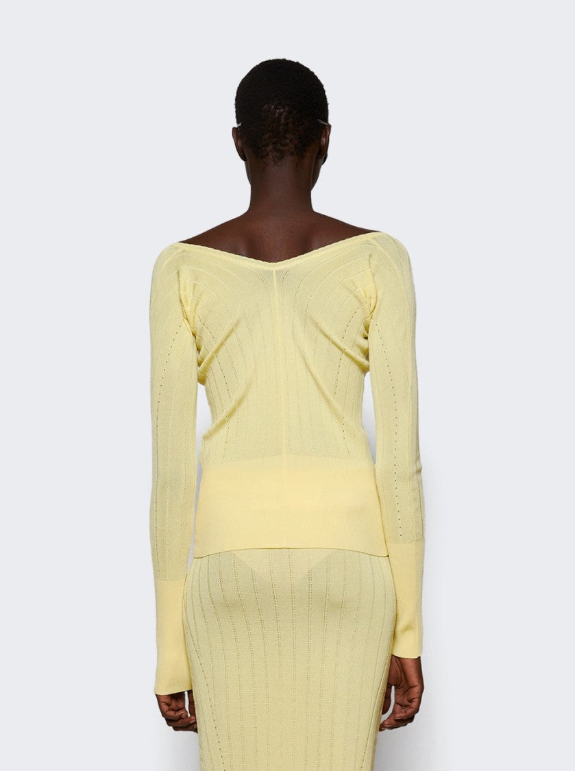 Jacquemus The Pralù Top Light Yellow