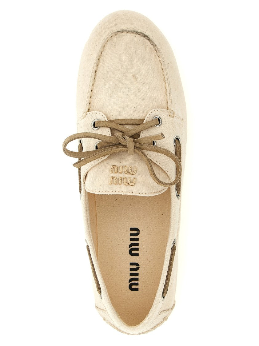 Miu Miu Deck' Boat Shoe
