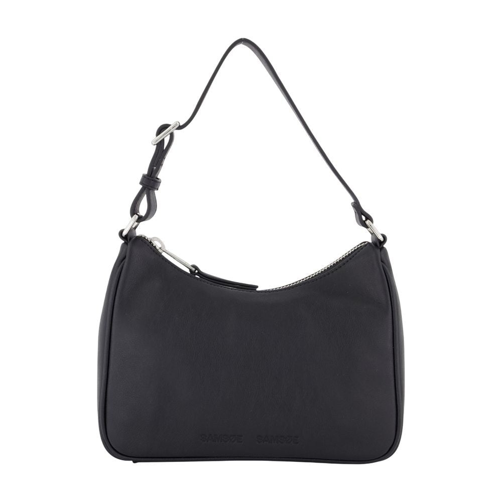 Samsoe Samsoe Structured Leather Shoulder Purse