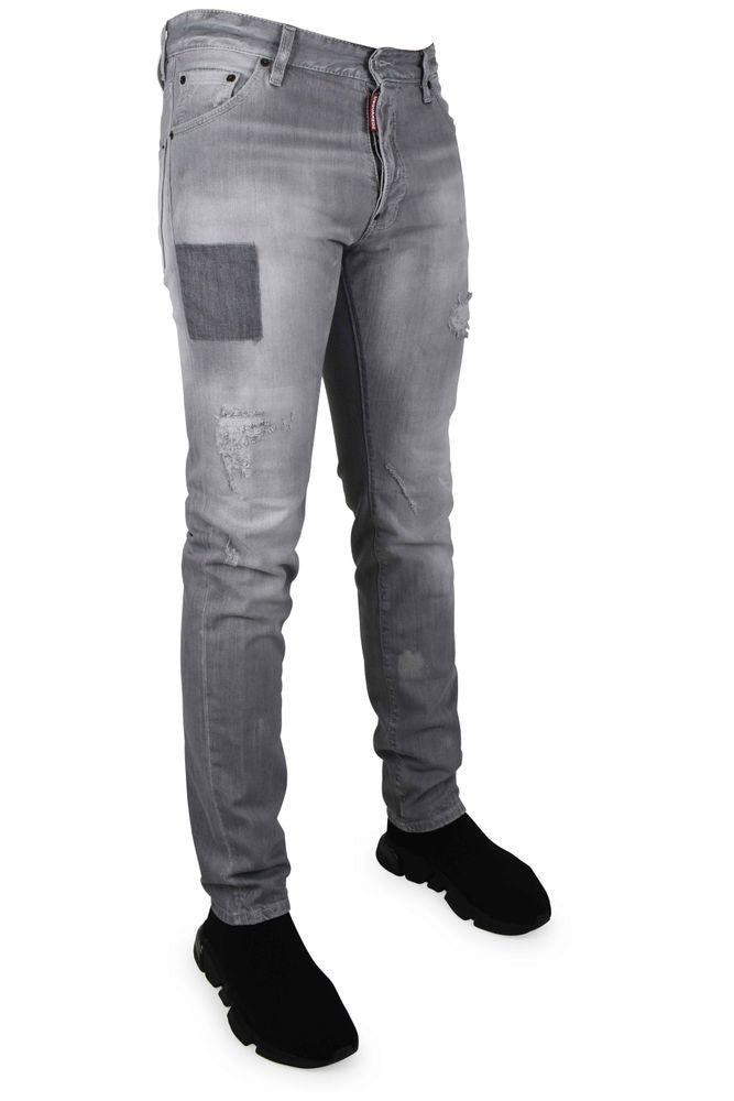 Dsquared2 Light Grey Cotton Cool Guy Jeans