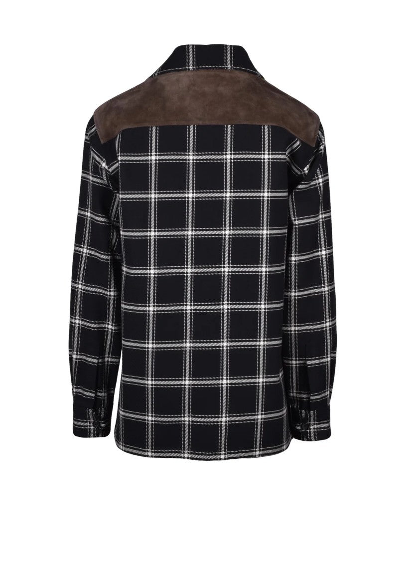 Alexander Mcqueen Shirt Jacket - Black/White