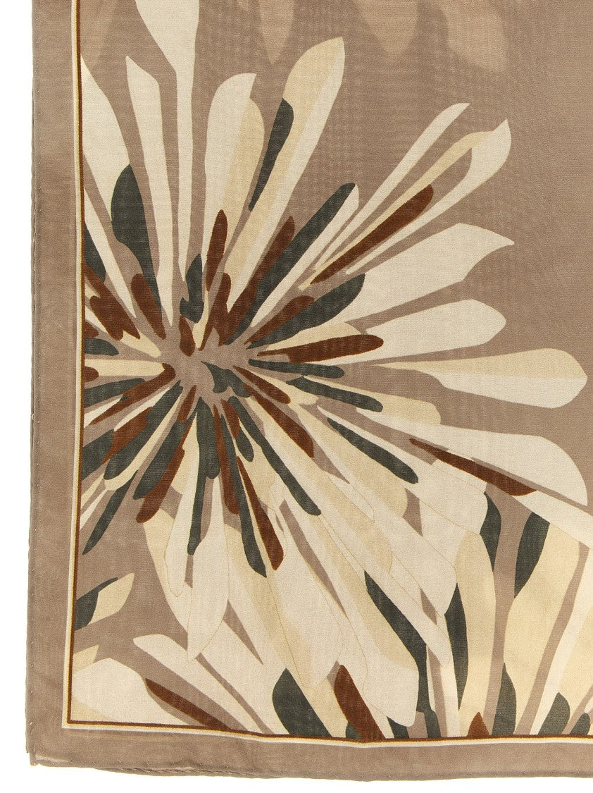 Brunello Cucinelli 'Bloom Print' Scarf