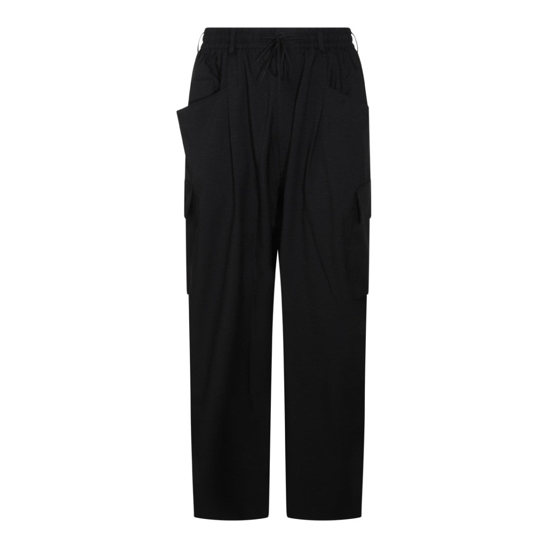 Y-3 Cargo-Style Black Tech Trousers