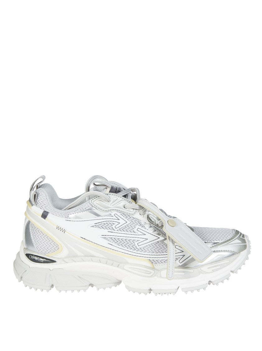 Off-White Ow Be Right Back Futuristic Layered Sneakers