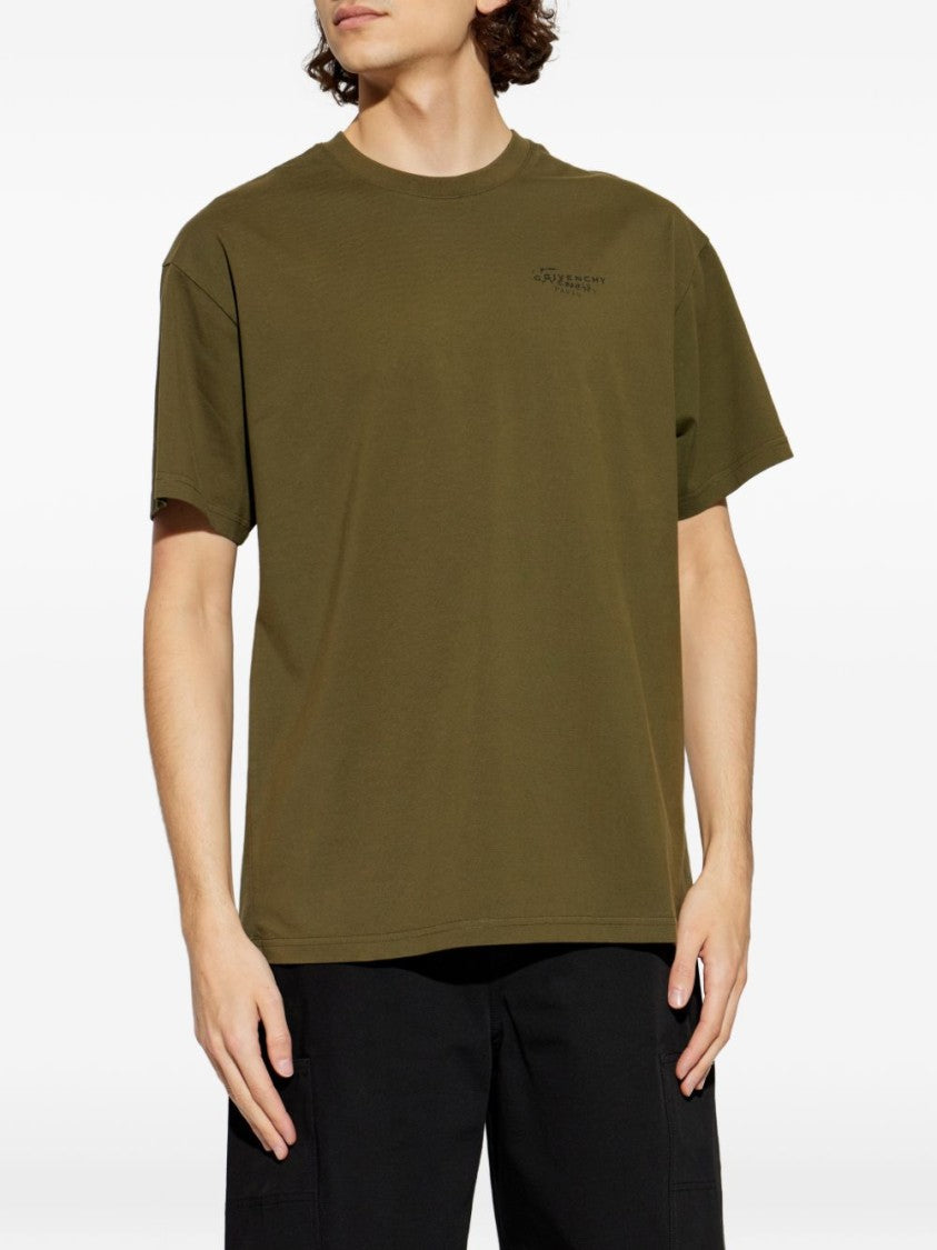 Givenchy Silk And Nylon Smooth Crew Neck T-Shirt
