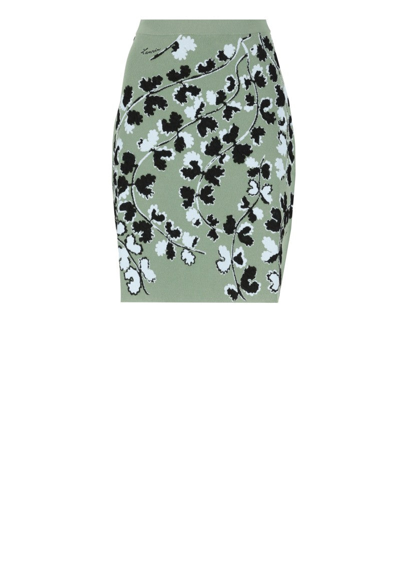 Lanvin Skirt With Floral Pattern