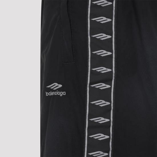 Balenciaga Relaxed-Fit Jogger Pants With Side Logo Stripe