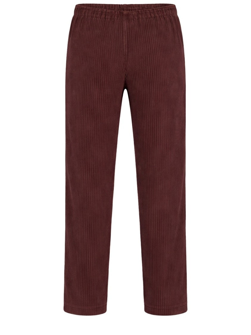 Homme Plissé Issey Miyake Grey Pleated Polyester Cropped Pants