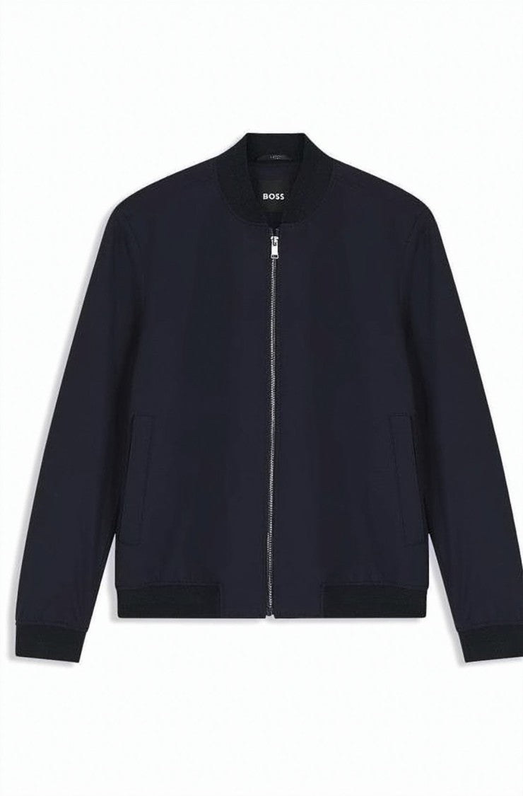 Hugo Boss Ribbed Zip-Up Jacket
