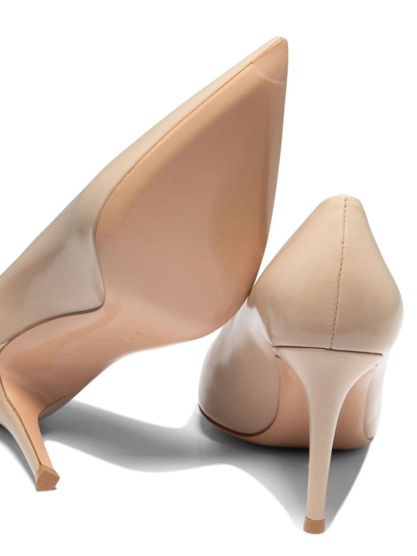 Gianvito Rossi Beige Pointed Pumps
