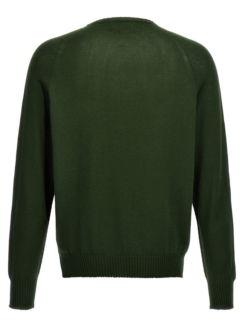 Ma'ry'ya Cotton And Cashmere Blend Crew-Neck Sweater