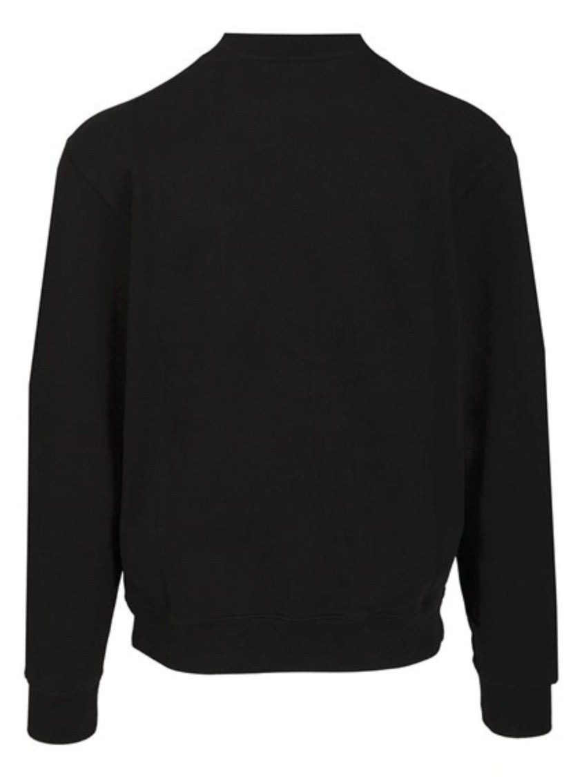 Jacquemus Black Cotton Minimalist Logo Sweatshirt