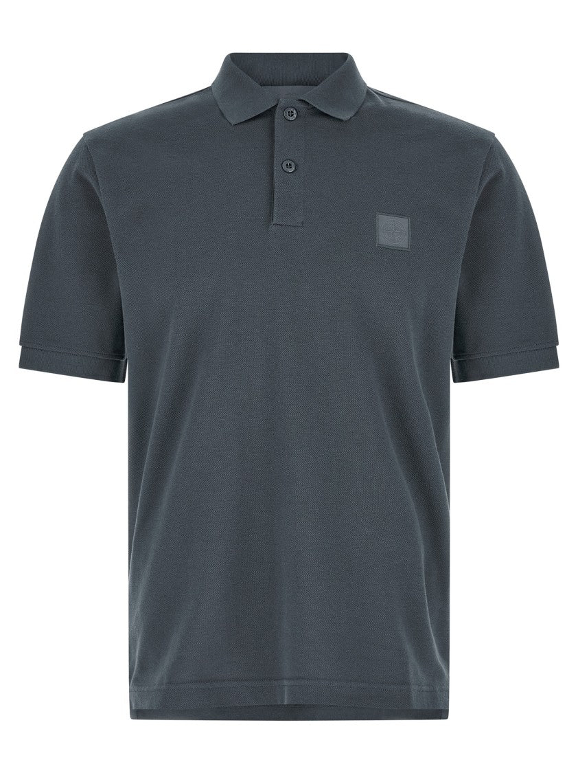 Stone Island Compass' Logo Polo Shirt