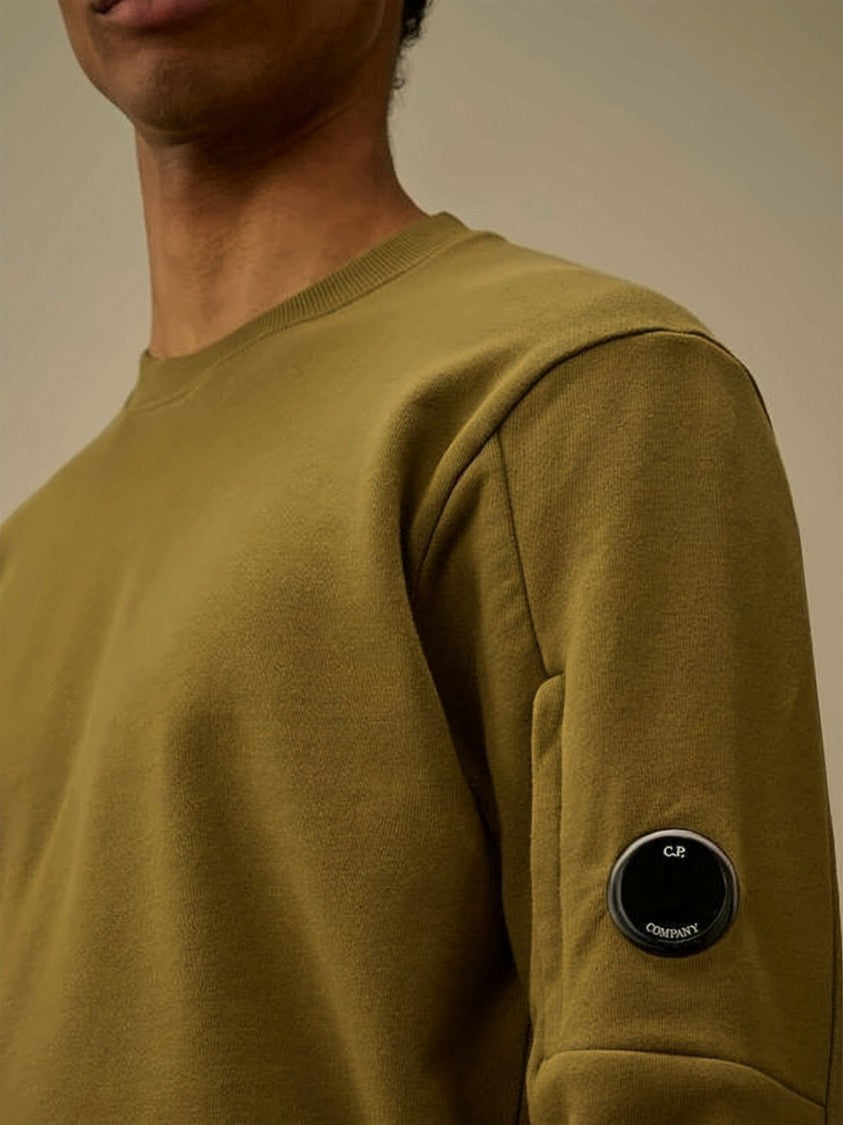 C.P. Company Raised Fleece Texture Crewneck Sweatshirt