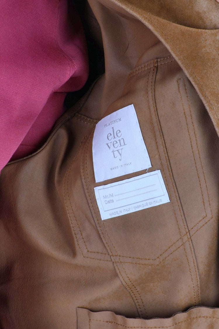 Eleventy Artisanal Trucker Suede Jacket