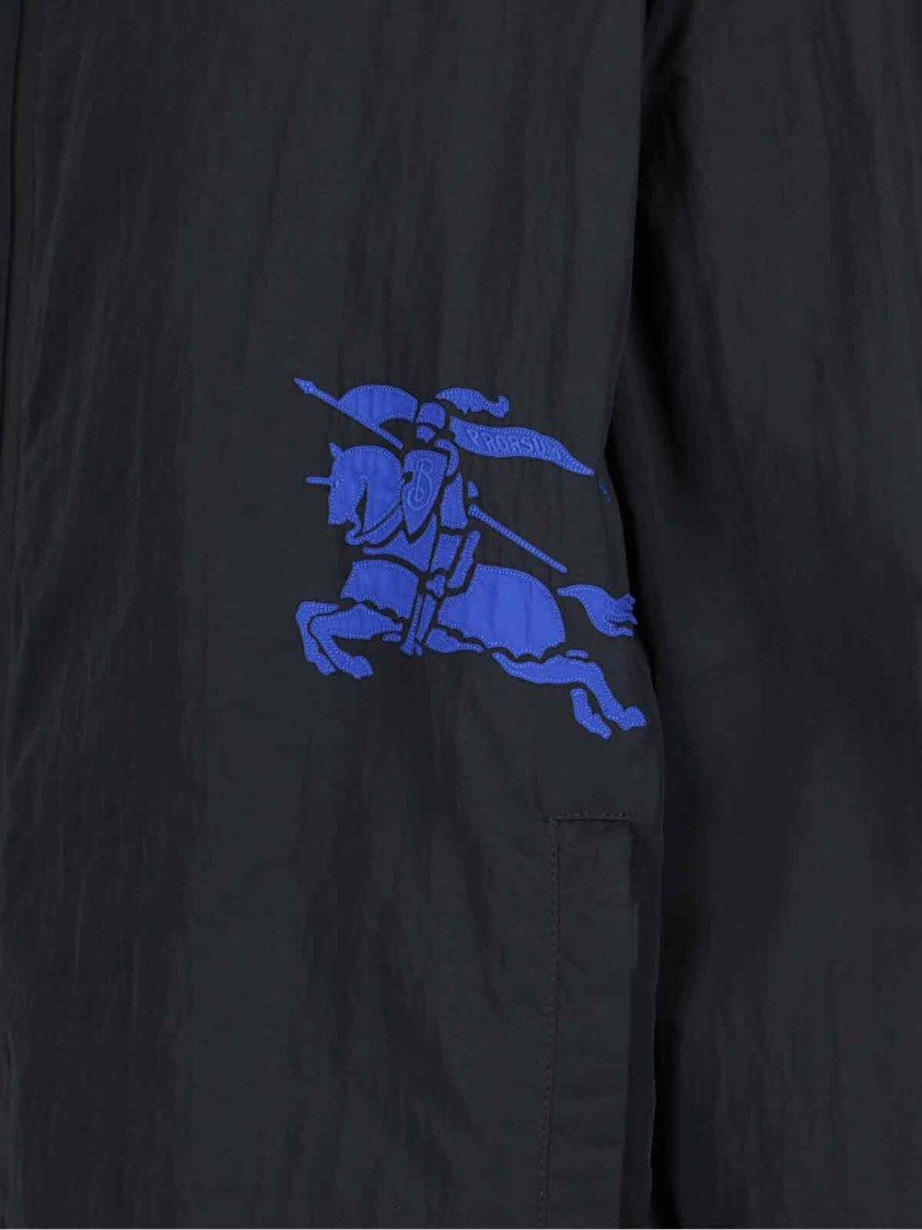 Burberry "Ekd" Hooded Jacket – Black