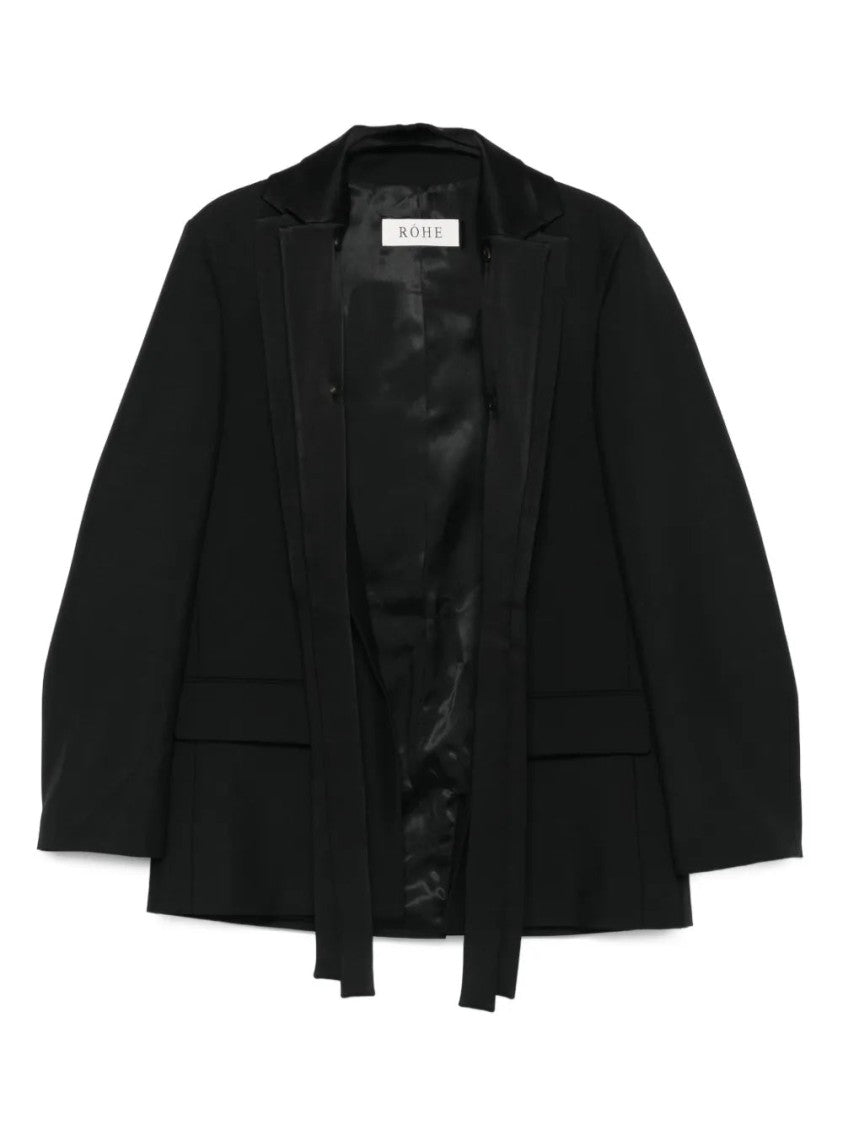 Róhe Shawl-Lapel Wool Jacket