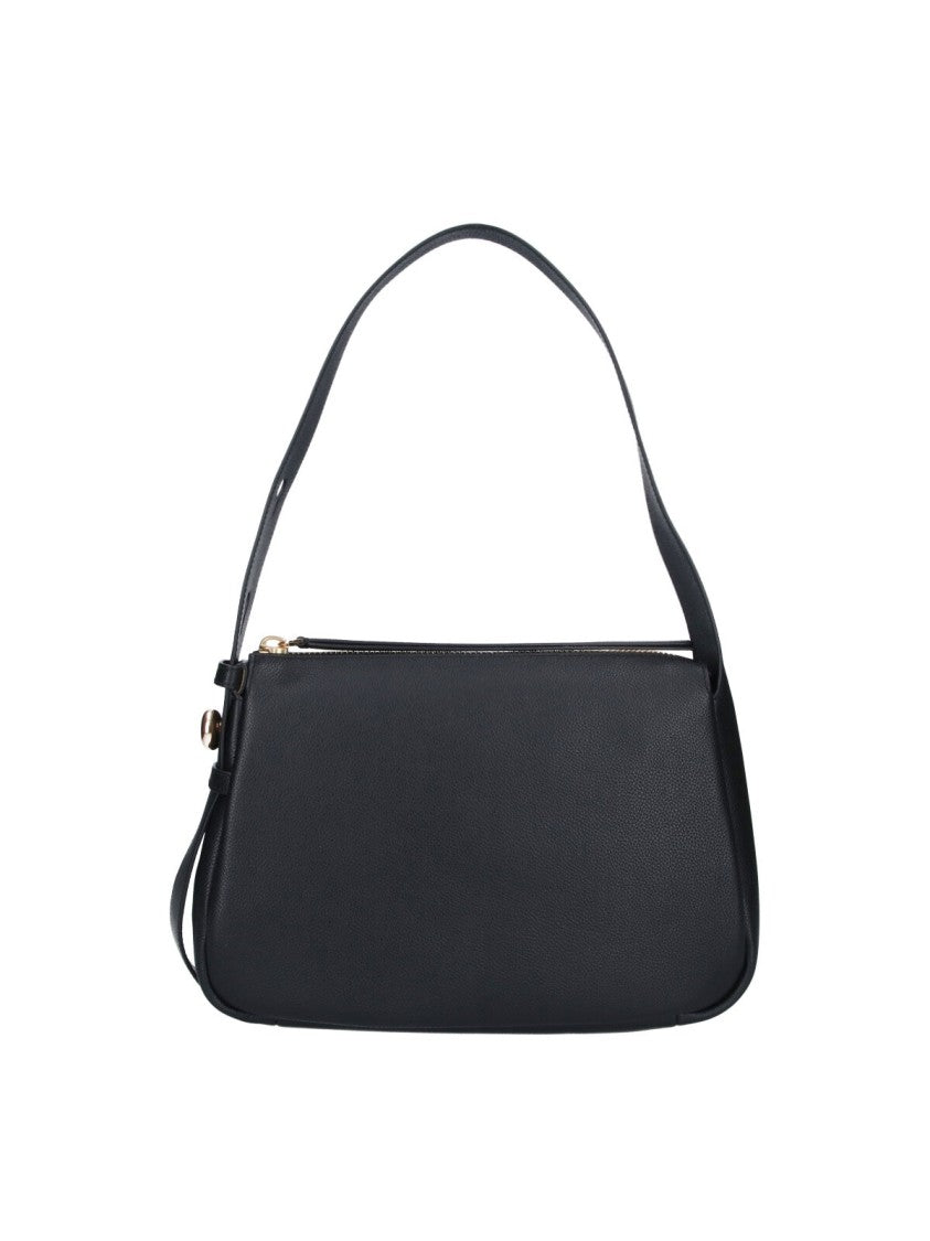 Tory Burch Black Romy Leather Shoulder Bag
