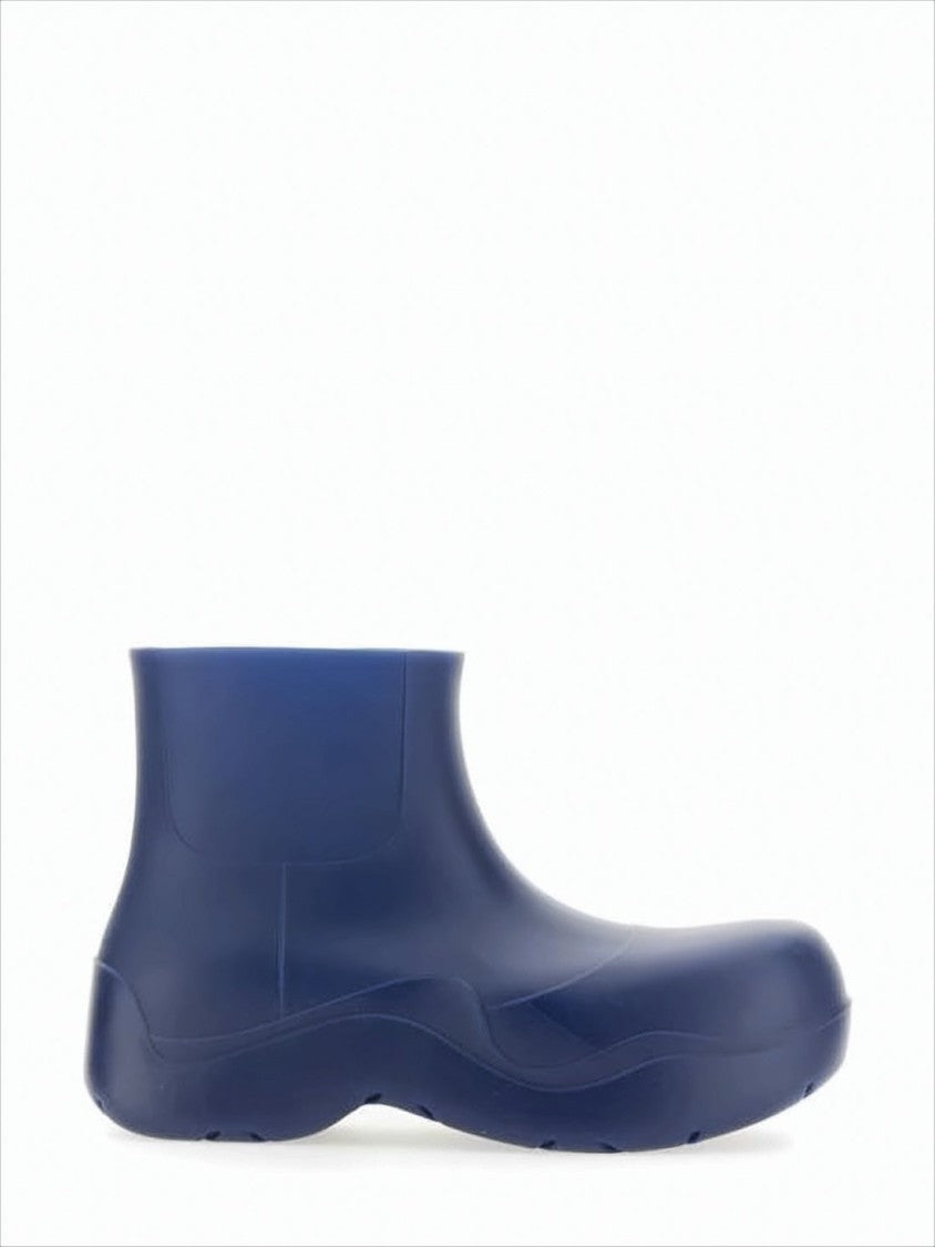 Bottega Veneta Matte Rubber Ankle Boots