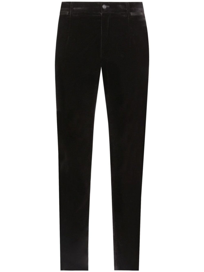 Dolce & Gabbana Tailored Black Pants With Classic Waistband