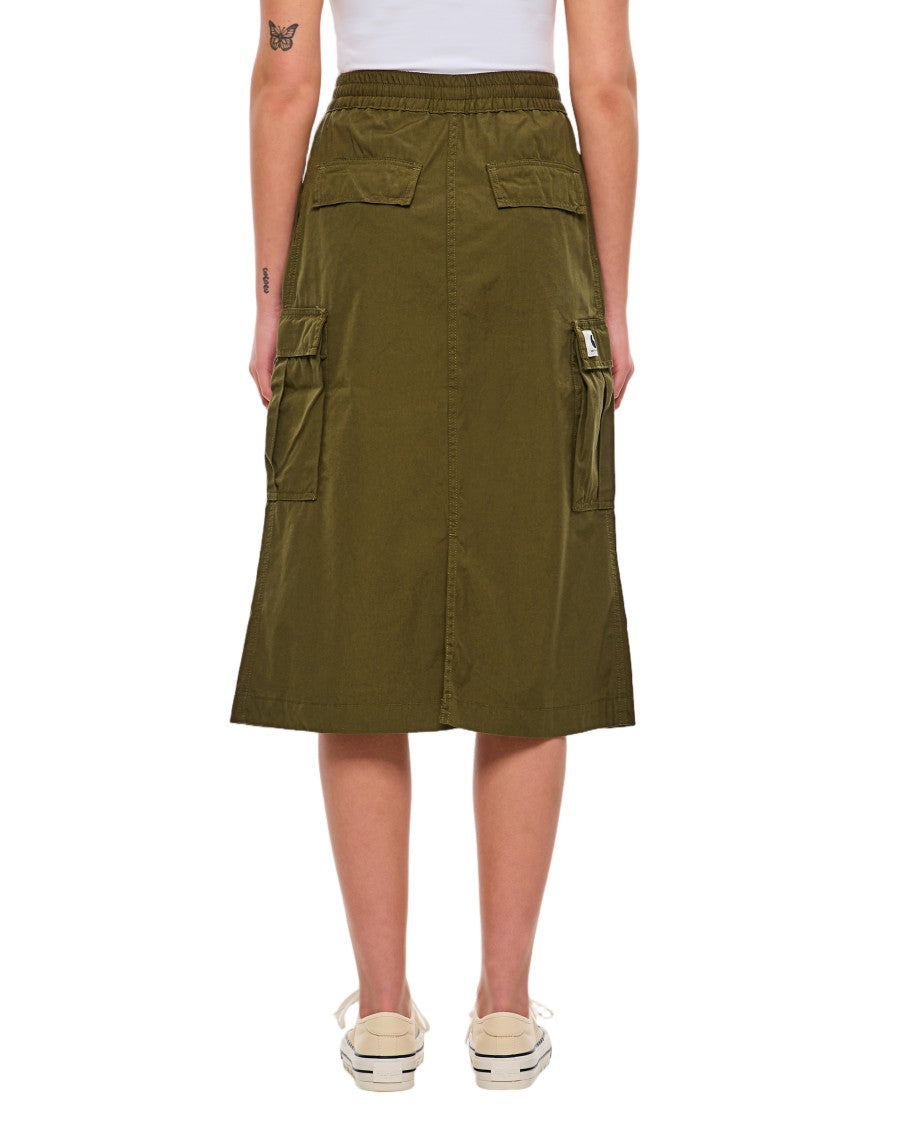 Carhartt Wip Green Jet Cargo Skirt