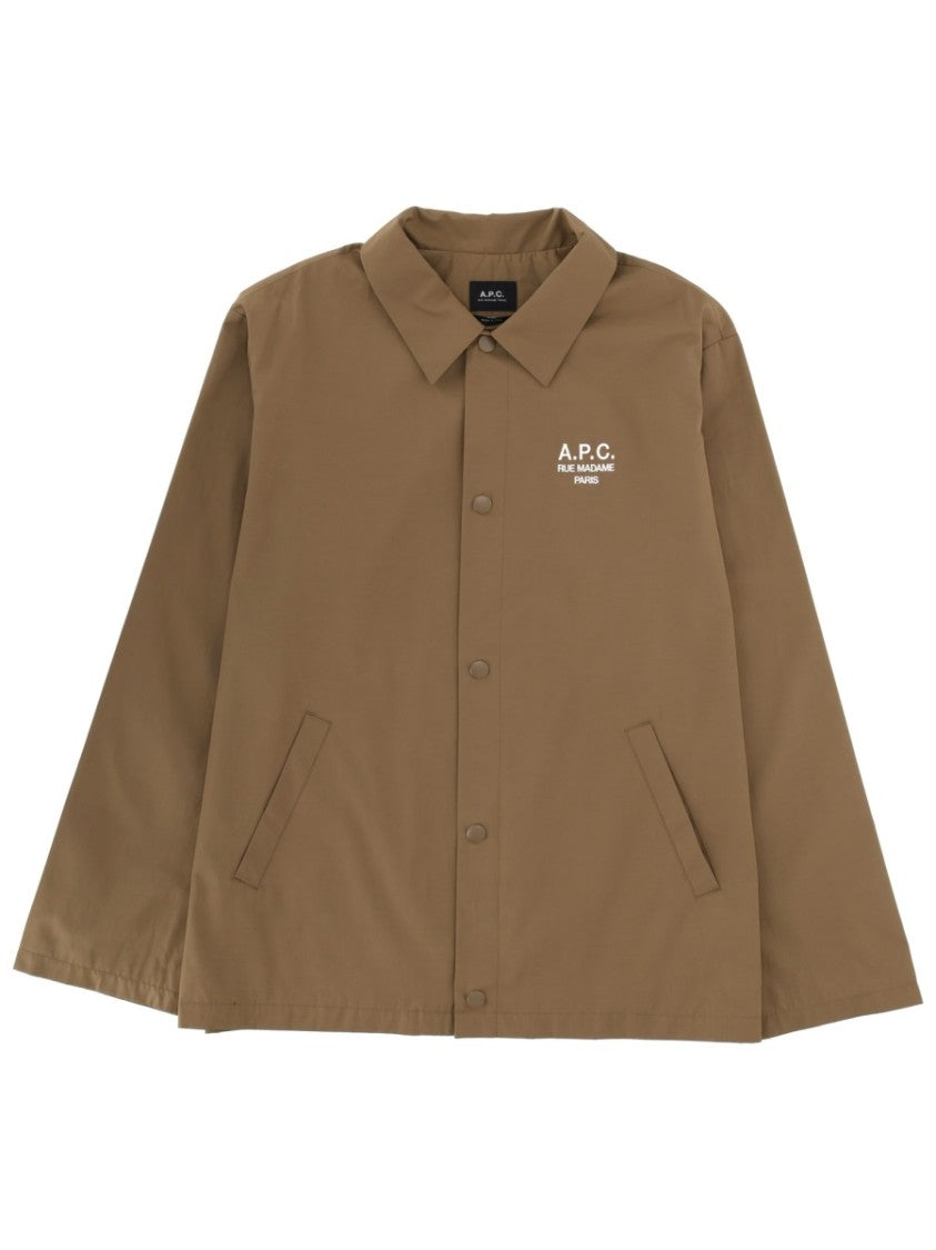 A.P.C. Snap Button Cotton-Blend Classic Jacket