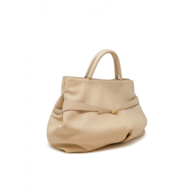 Roberto Del Carlo Virna Nude Leather Bag