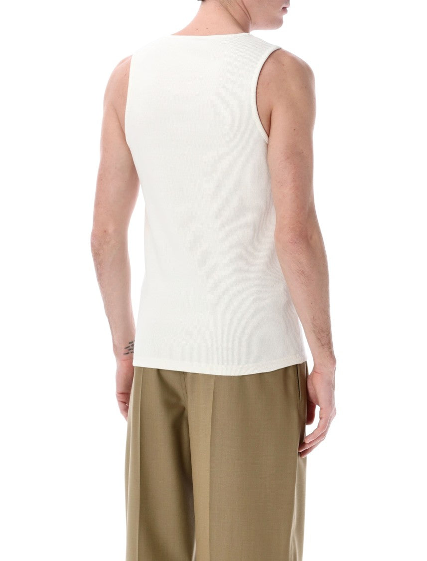 Lemaire Fitted Ribbed Cotton Tank Top