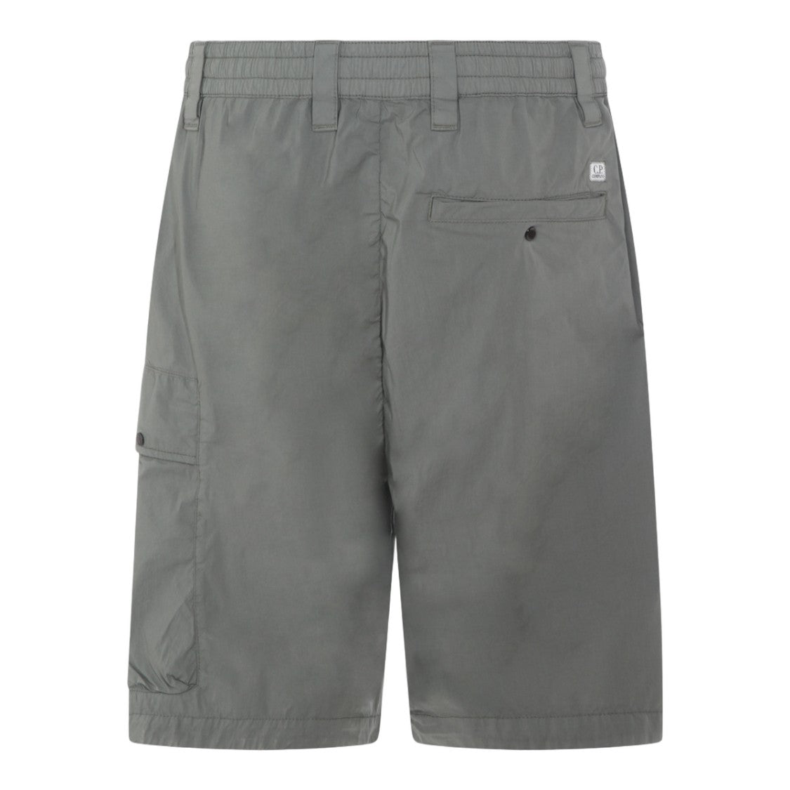 C.P. Company Grey Shorts With Unique Lens Detail