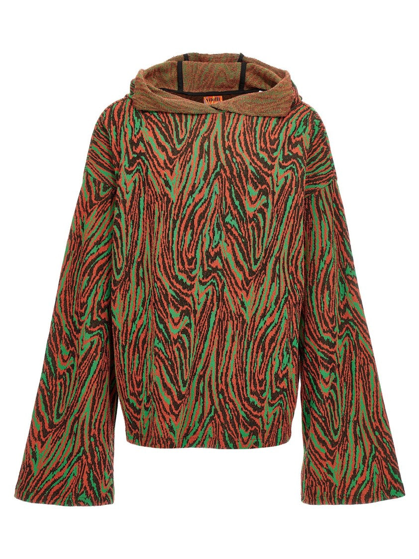 Vitelli 'Flow Jacquard' Hooded Sweater