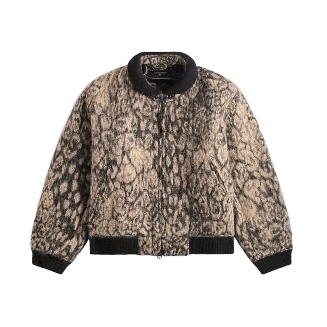 Engineered Garments Textured Padded Jacket With Ribbed Collars
