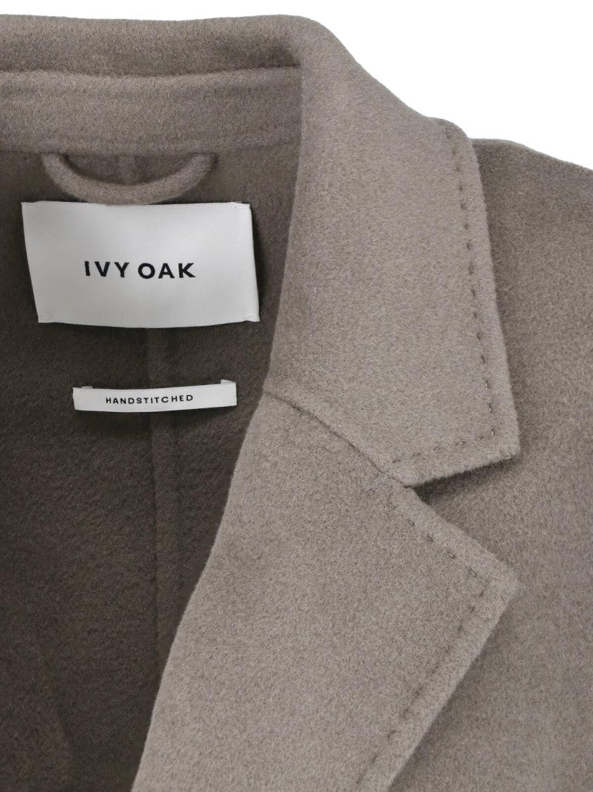 Ivy & Oak Grey Iocelia Belted Wool Coat