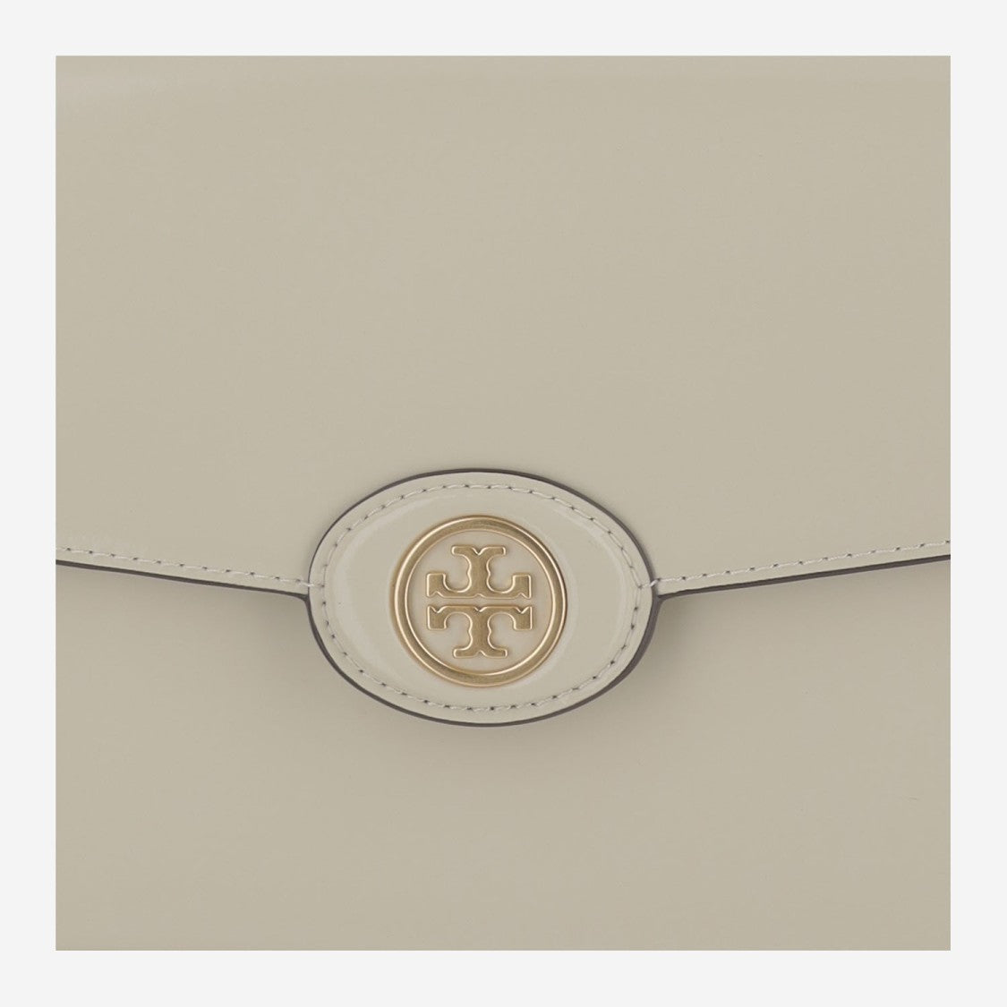 Tory Burch Robinson Glossy Leather Shoulder Bag