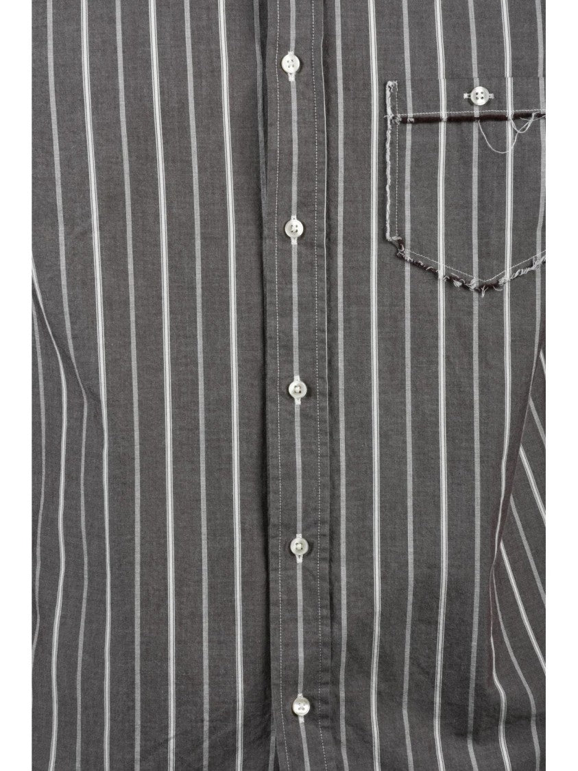 Deuxieme Grey Cotton Shirt