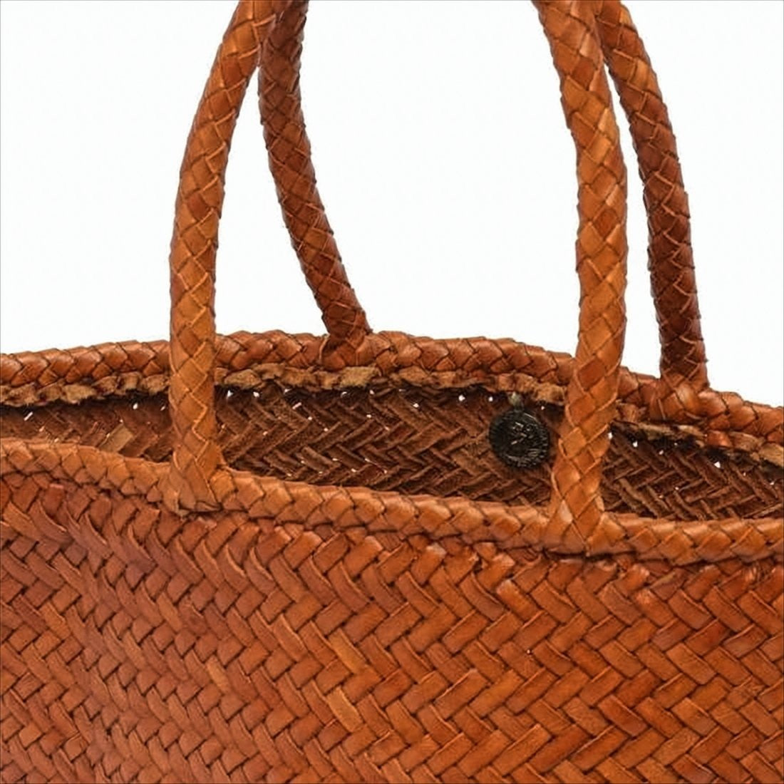 Dragon Diffusion Woven Buffalo Leather Small Tote Bag