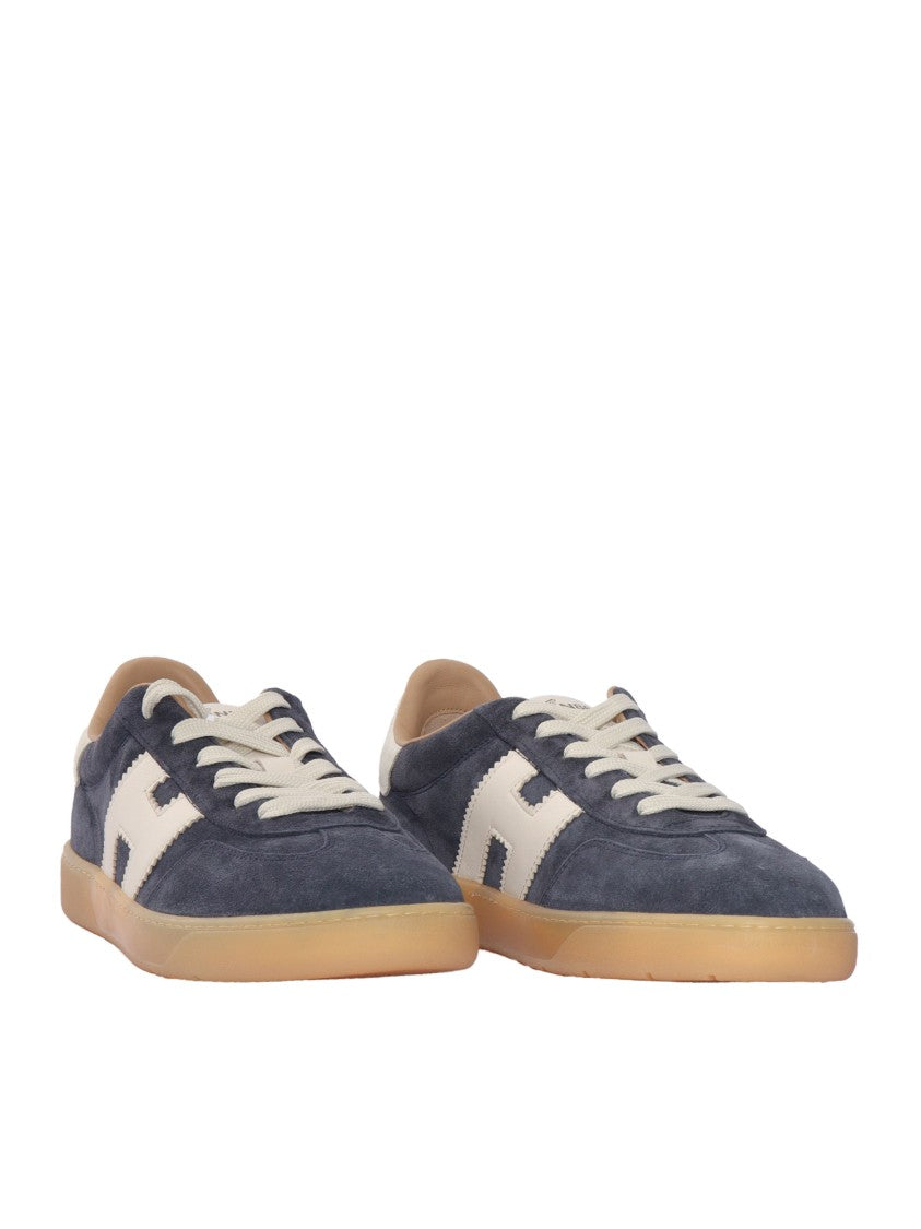 Hogan Navy Suede Cool Low-Top Sneakers