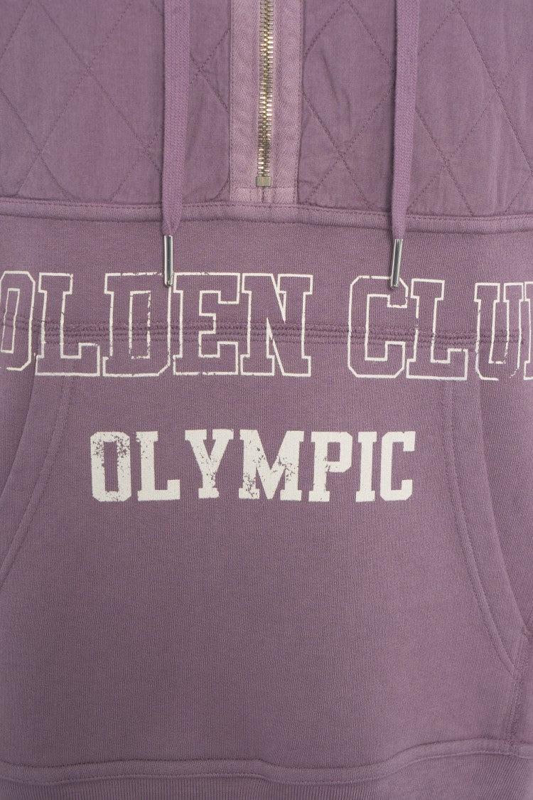 Golden Goose Hooded Sweatshirt With Quilted Detail