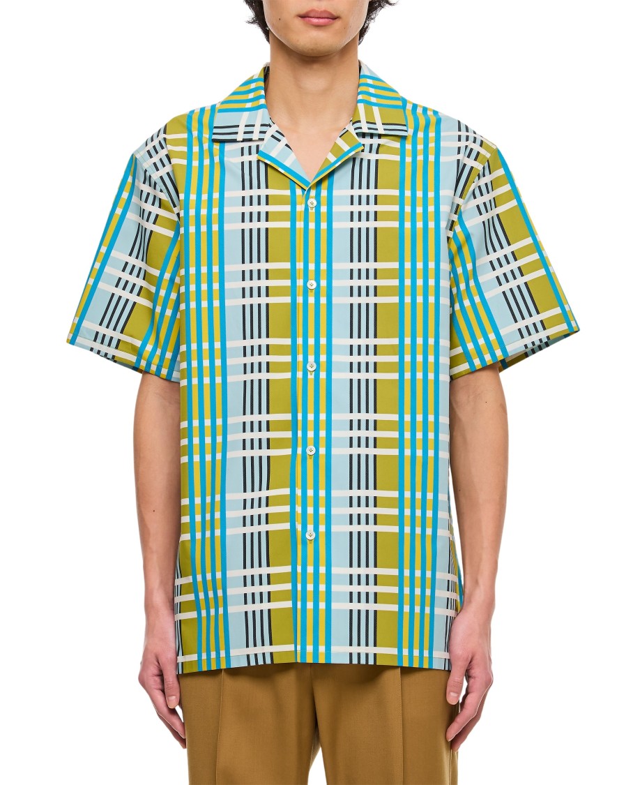 Lanvin Cotton Printed Bowling Shirt