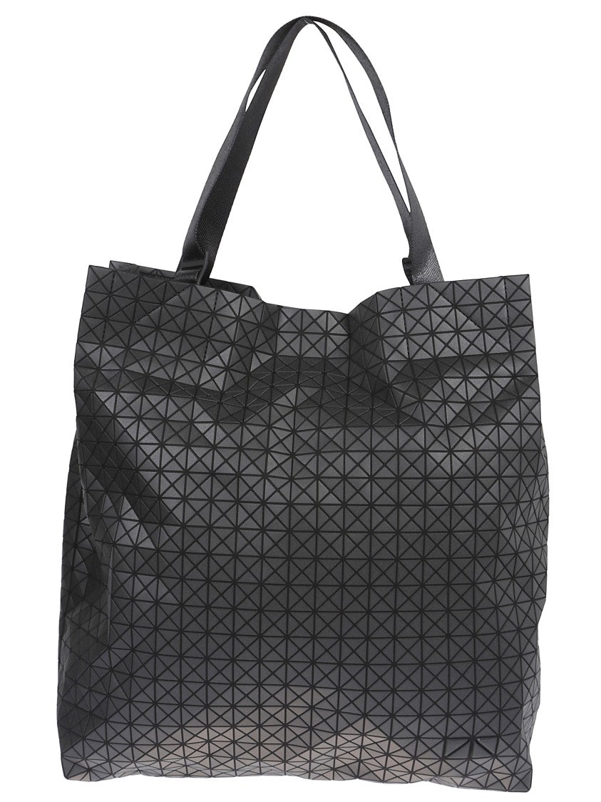 Bao Bao Issey Miyake Spacious Leather Tote With Geometric Triangular Design
