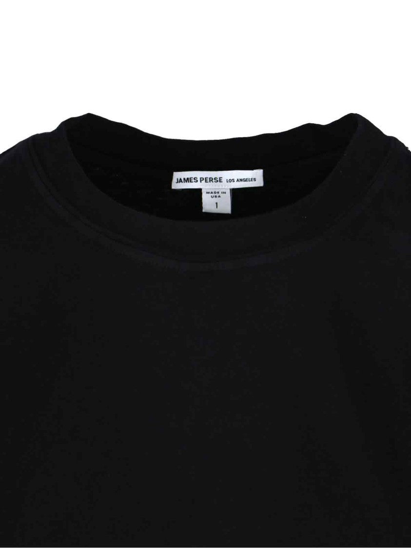 James Perse Black Classic Soft Cotton T-Shirt